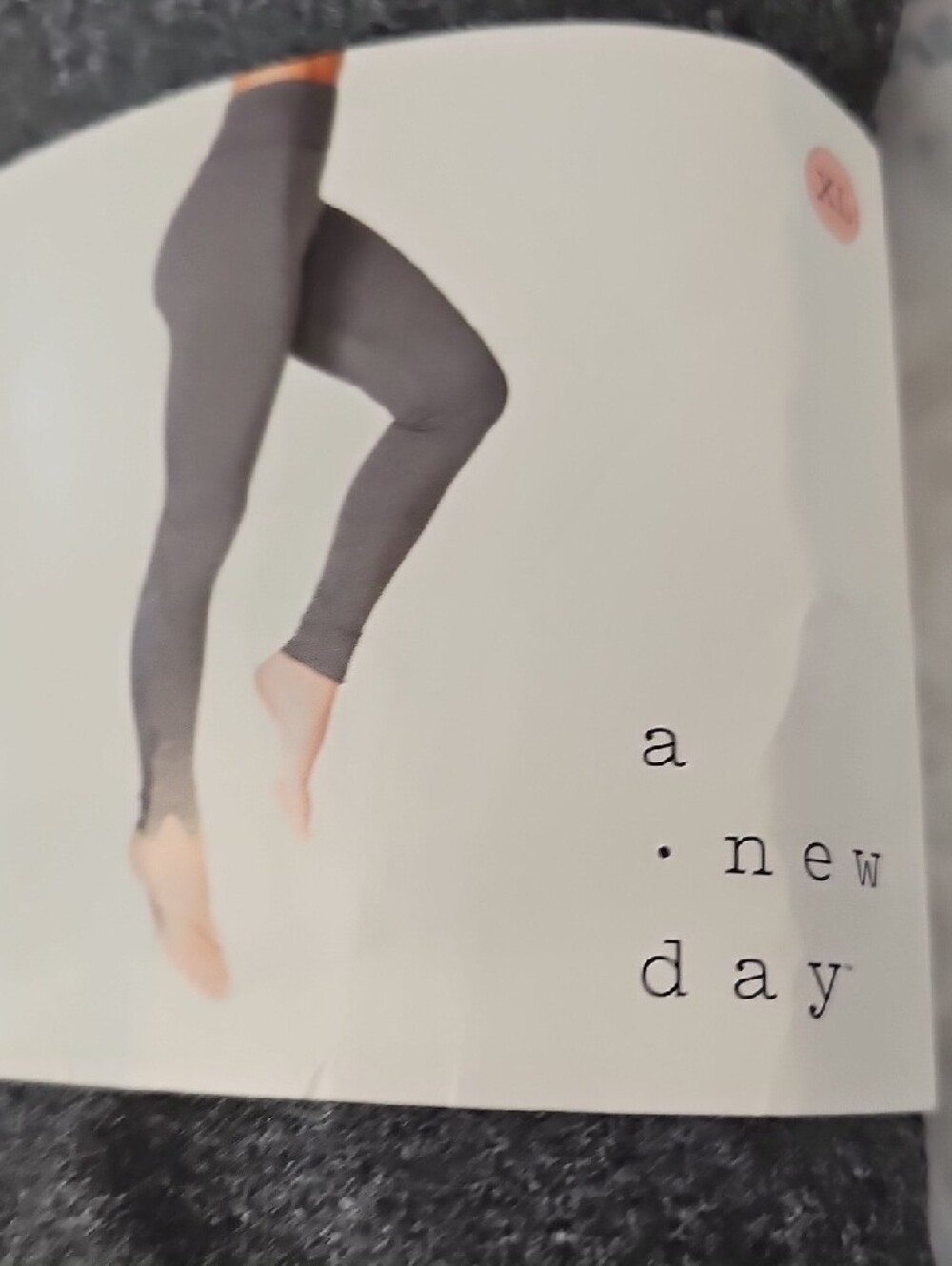 a new day Women's Dark Gray Heather Leggings - Picture 5 of 5